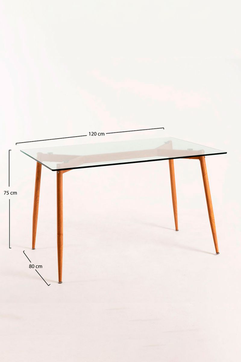 Mesa Wike Retangular 120 x 80 cm - Mesas Sala Jantar