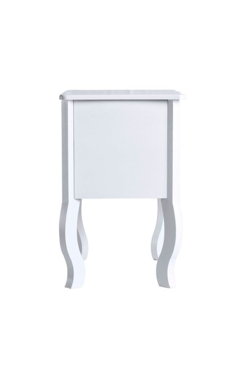 Mesa Cabeceira Cabriole 2 Gavetas 50 cm Mesa Cabeceira Cabriole 2 Gavetas 50 cm