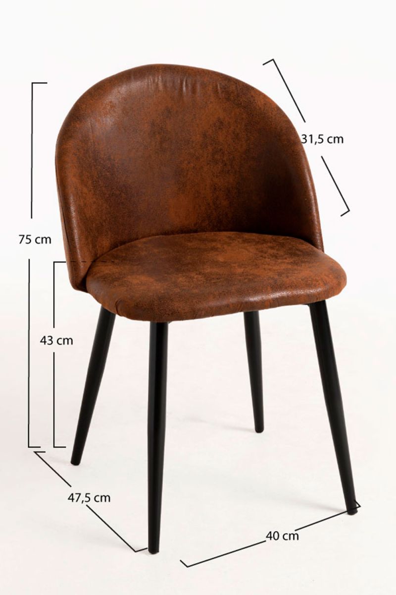Cadeira Black Vint Couro Sintético - a Cadeira Moderna Perfeita