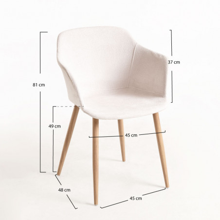 Cadeira Kivi Tecido - Cadeiras Sala Jantar