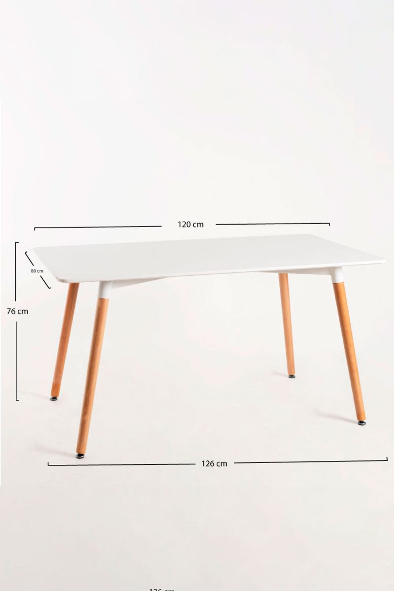Mesa Tower Retangular 120 x 80 cm: a Cadeira de Madeira Ideal Mesa Tower Retangular 120 x 80 cm: a Cadeira de Madeira Ideal