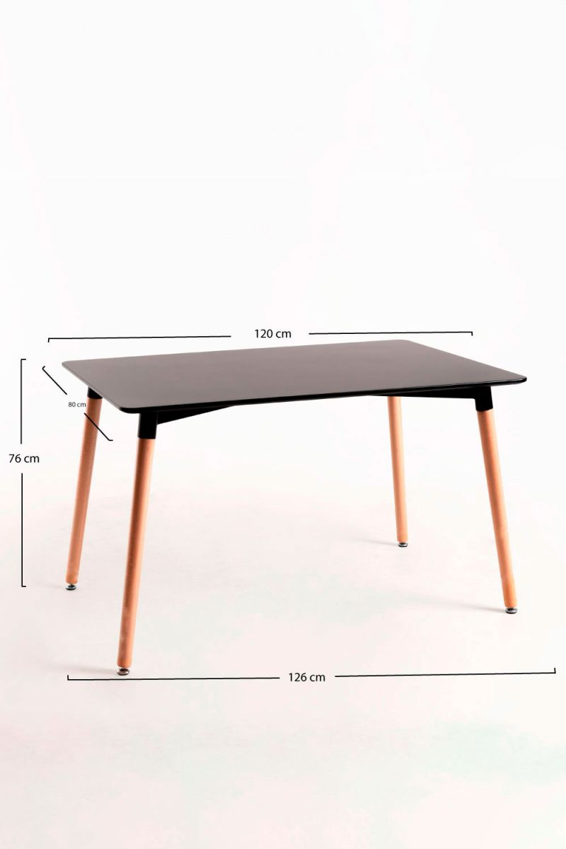 Mesa Tower Retangular 120 x 80 cm - Mesas Sala Jantar