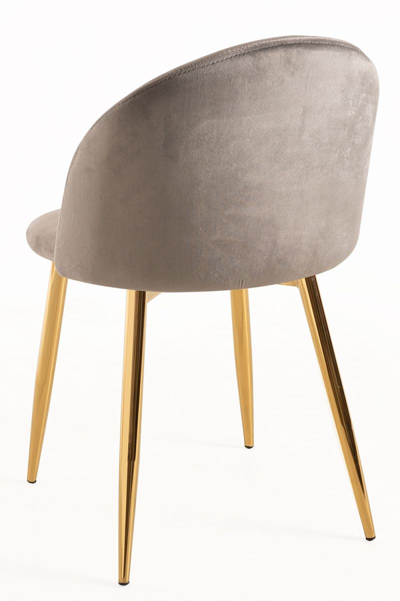 Pack 2 Cadeiras Vint Veludo Golden - Packs Cadeiras Sala Jantar Pack 2 Cadeiras Vint Veludo Golden - Packs Cadeiras Sala Jantar