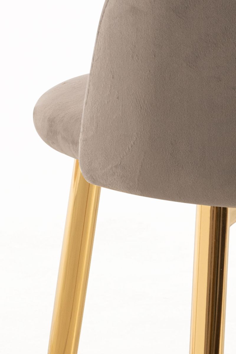 Pack 4 Cadeiras Vint Veludo Golden - Packs Cadeiras Sala Jantar Pack 4 Cadeiras Vint Veludo Golden - Packs Cadeiras Sala Jantar