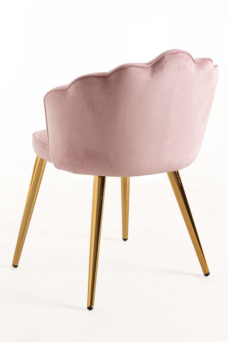 Cadeira Blume Gold Veludo - Cadeiras Sala Jantar Cadeira Blume Gold Veludo - Cadeiras Sala Jantar