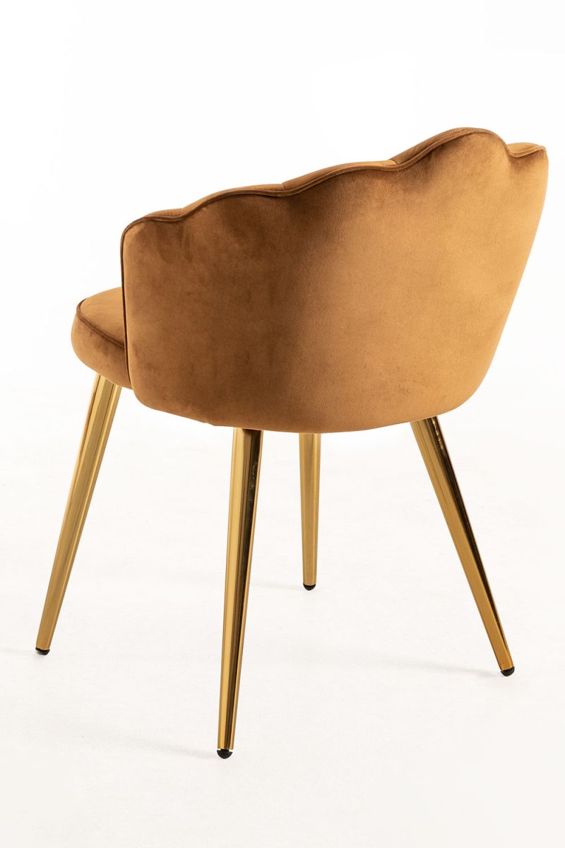 Cadeira Blume Gold Veludo - Cadeiras Sala Jantar Cadeira Blume Gold Veludo - Cadeiras Sala Jantar