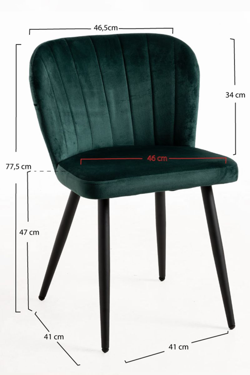 Cadeira Luk Veludo - Cadeiras Sala Jantar Cadeira Luk Veludo - Cadeiras Sala Jantar