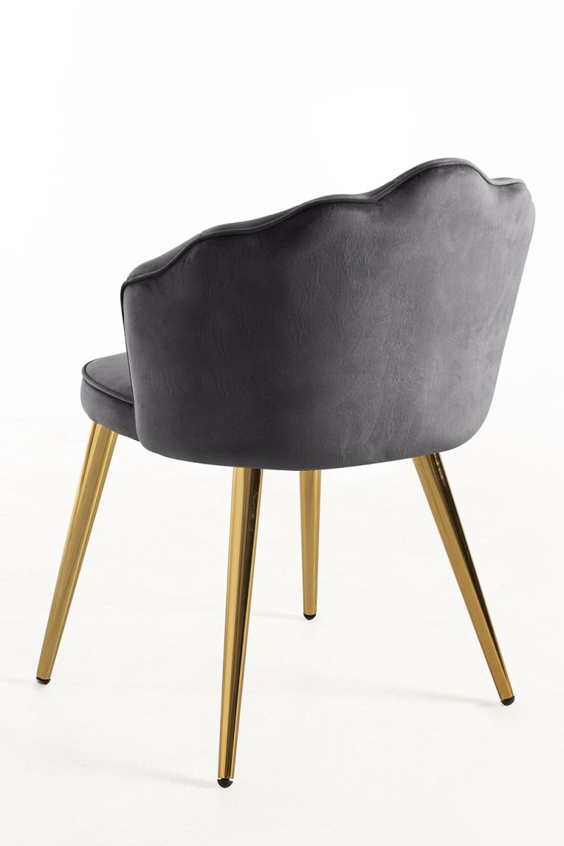 Cadeira Blume Gold Veludo - Cadeiras Sala Jantar Cadeira Blume Gold Veludo - Cadeiras Sala Jantar